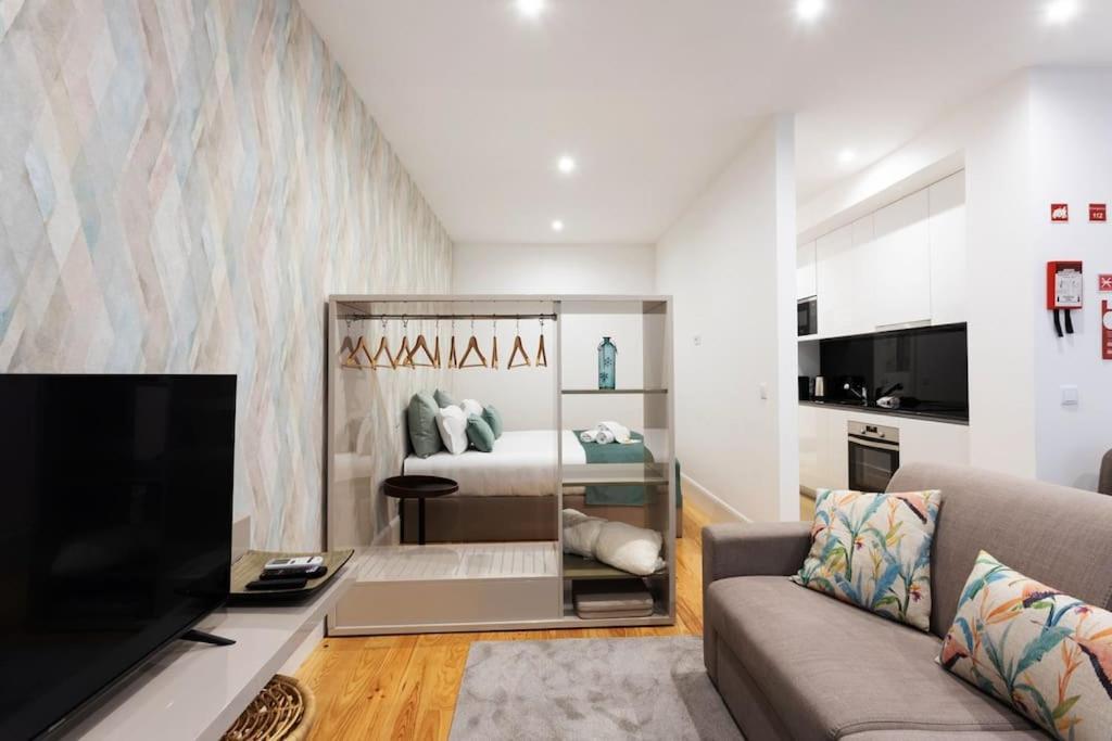 Sweet Porto Downtown Loft With Balconyアパートメント エクステリア 写真